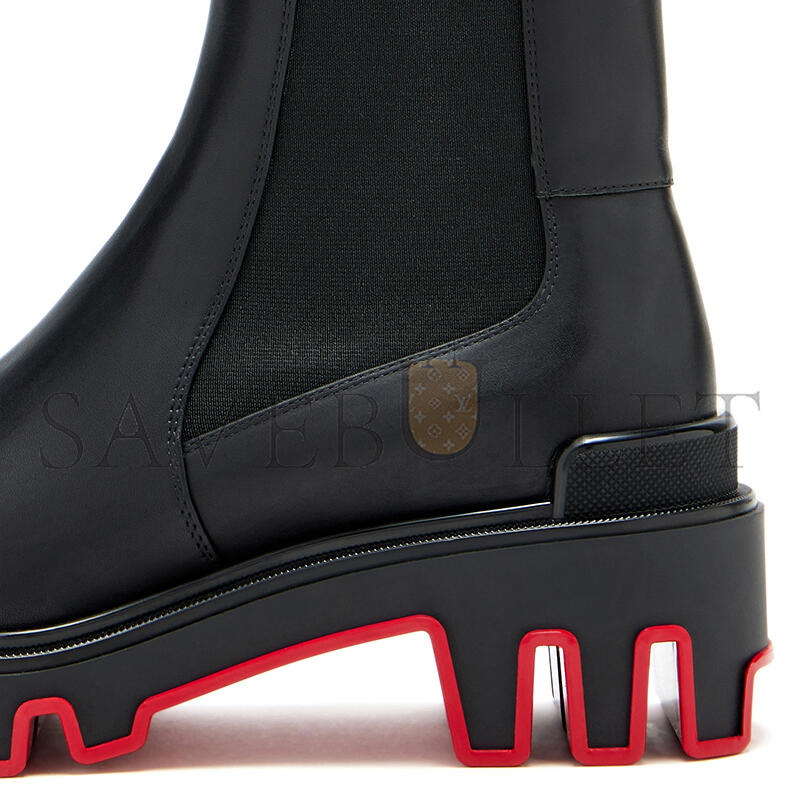 CHRISTIAN LOUBOUTIN MARCHACROCHE DUNE BOTTA BOOTS 1250053BK01